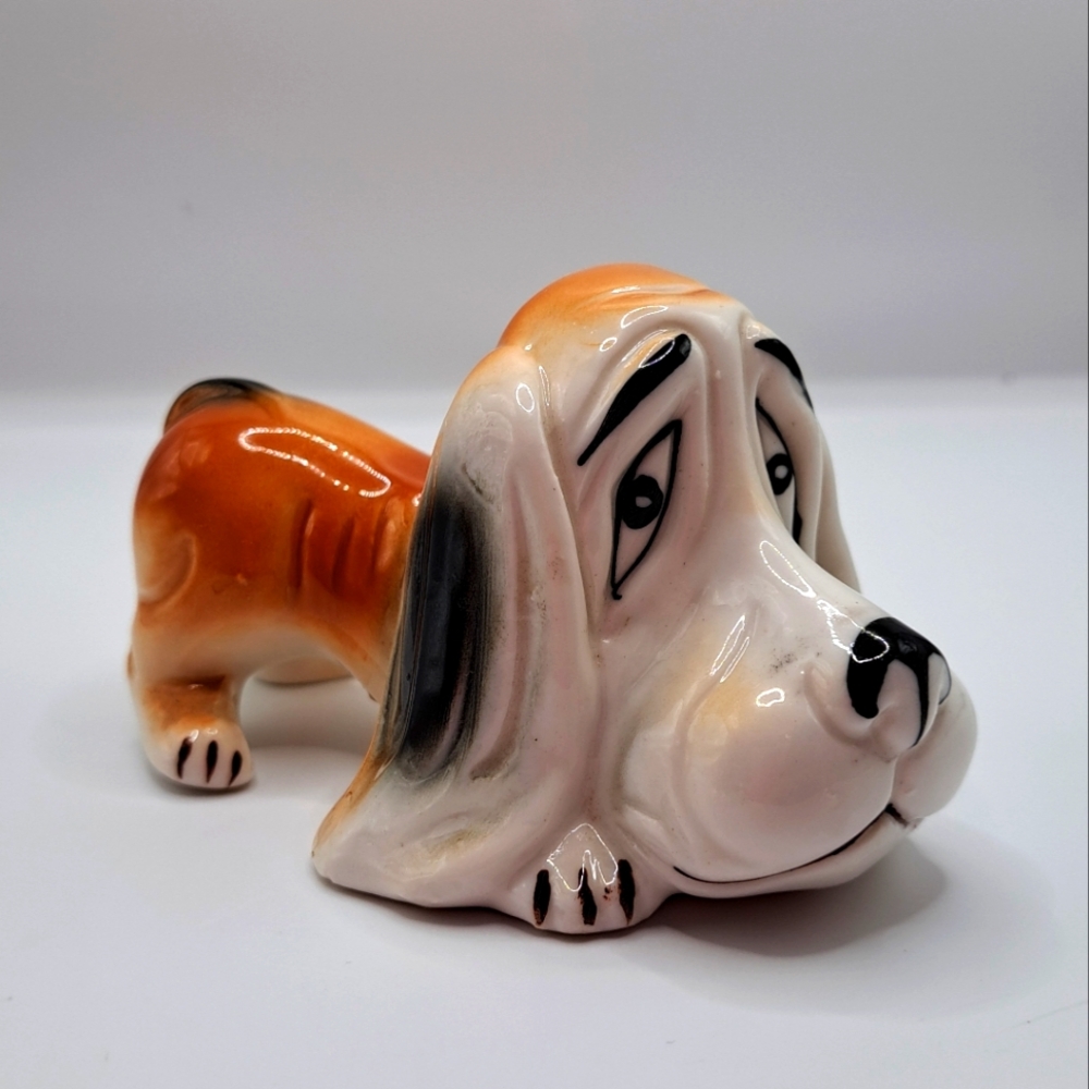 Vintage Porcelain Beagle Figurine